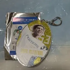 日本ハムファイターズラメグリッターキーホルダー水谷⭐️ジェッシー#53 パイナポー