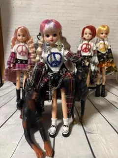 【ROCK'N DOLL GARDENS】punkリカちゃん　MIXヘアNo.4