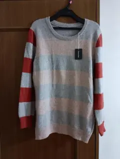 [再値下げ]試着のみ カラフル五泉ニット 9号