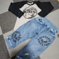 ヒスミニ130140長袖ロンTパンツセット