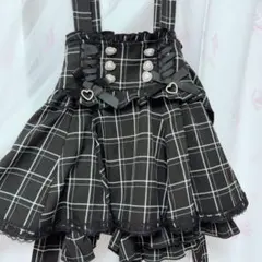 LIZLISA レースアップサスペンダー付スカパン