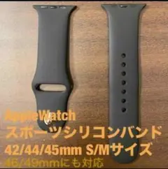 Apple Watchバンド ブラック 42/44/45/46/49mm