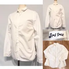 PAL'LAS PALACE パラスパレス　コットンブラウス　長袖シャツ　白のサムネイル