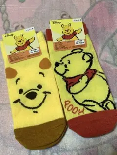 ディズニー　くまのプーさん　靴下　２種類セット　子供用　キッズソックス