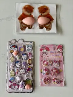 ちいかわお尻シールセット 1枚入り 水シール1枚　柴犬2匹　①訳あり