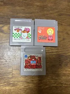 ゲームボーイアドバンスソフト3本セット