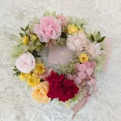 プリザーブドフラワー リース