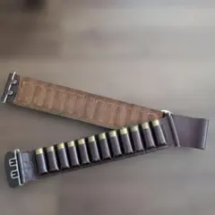 ショットガンバンド ブラウンレザー