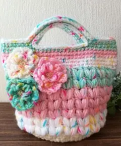 パステルカラーのバッグ　～ピンク系～