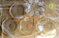 サントリー　ガラス皿　5枚セット③