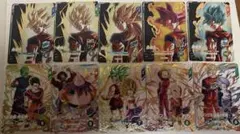 ドラゴンボールスーパーダイバーズ ９弾PUR,GPURコンプ 10種 宝箱3種