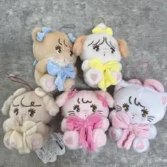 mikko characters 抱きしめおリボンマスコット コンプリートセット