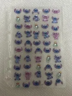 ボンボンドロップシール　ミニ　スティッチ