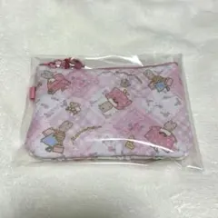 サンリオ みんなのキルトシリーズ ミニフラットポーチ マロンクリーム