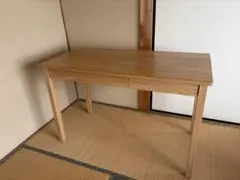 無印良品 オーク材デスク（学習机）＋椅子2脚 京都・嵐山 直接引取限定のサムネイル
