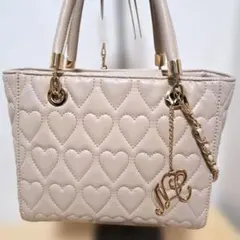 ナイスクラップ ビッグハートキルティングミニトートバッグ