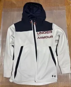 【美品】 アンダーアーマー ニットハイブリッド フルジップ ジャケット