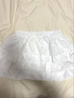 GRL レースフリルティアードミニスカート タグ付き未使用 オフホワイト