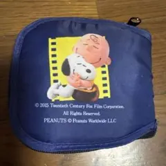 スヌーピー エコバッグ ネイビー