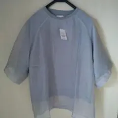 FREAK'S STORE オーガンジー・カットソー重ねラグラン半袖Tシャツ