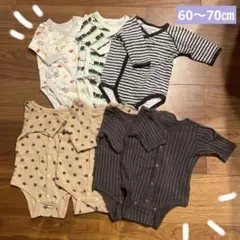 ベビー　長袖インナーセット７着　60〜70㎝　西松屋　ユニクロ　しまむら