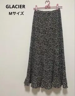 GLACIER【美品】花柄ロングスカート