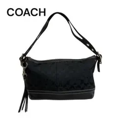 COACH ブラック ショルダーバッグ