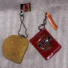 Calbee ピザポテト カラムーチョ キーホルダー 2点セット
