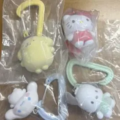 【まとめ売り】サンリオキャラクターズ カラフルカラビナマスコットチャーム 4種