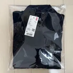 【同梱割引OK】新品タグ付きユニクロ ソフトタッチ ハイネックT長袖 ネイビーM