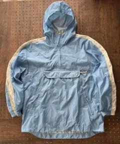 OLD GAP アノラックパーカー キッズL/XL 白 水色 90s 大人着用可