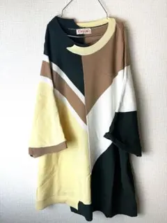 クルニ CULLNI バイカラー メッシュ ニット プルオーバー クルニ CULLNI バイカラー メッシュ ニット プルオーバー CULLNI