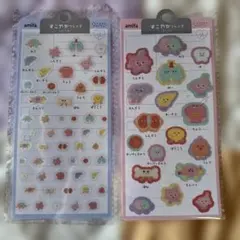 seria キラキラホログラム　すこやかフレンズ　シール