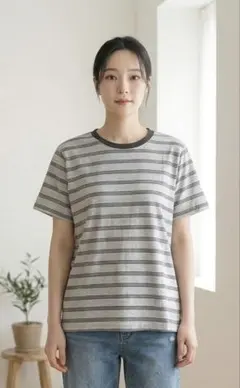 ボーダー 半袖 Tシャツ トップス