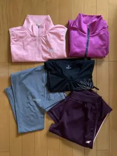 レディースM-L スポーツウェア 6点まとめ売り(写真1,2枚目)