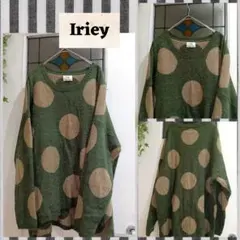 ✰Iriey ドット柄オーバーサイズニット