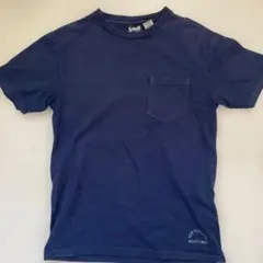 Schott ネイビー Tシャツ ポケット付き