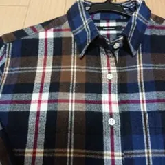 JOURNAL STANDARD チェック 長袖 ネルシャツ ネイビー系