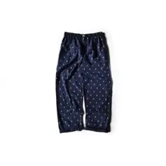 90s ラルフローレン　パジャマパンツ　スリーピング　総柄　ポニー　ネイビー　M