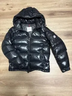 MAYA MONCLER ブラック ダウンジャケット フード付き　サイズ2 美品