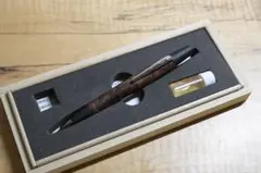 本店限定】野原工芸 スタンダードボールペン スタビ楓瘤(薄紅) 斑紋 