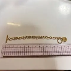 ゴールドトーン チェーンブレスレット