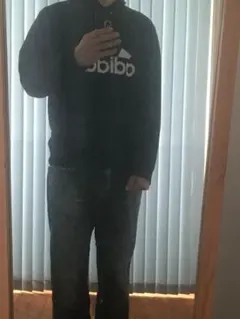 adidas アディダス パーカー　黒 メンズM CLIMAWARM