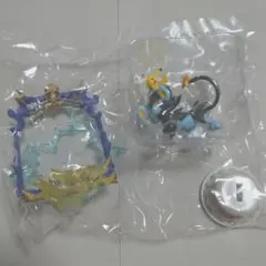 ポケモン　デコラティブフレームコレクション２　レントラー　ピカチュウ　フィギュア