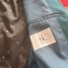 tk. ダークグリーン テーラードジャケット