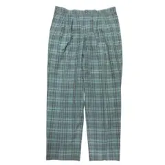 Christian Dior MONSIEUR 2タックチェックスラックス日本製のサムネイル