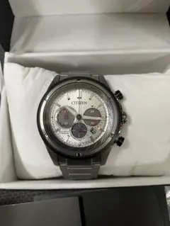 CITIZEN エコドライブ チタン クロノグラフ CA4241 サファイヤ