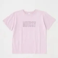 MOUSSY EMBROIDERY Tシャツ ピンクのサムネイル