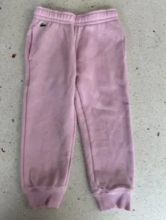【4y】104cm ラコステ　ピンク　スウェット　パンツ