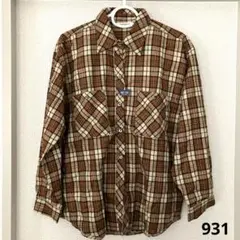 新品未使用　長袖シャツ　茶